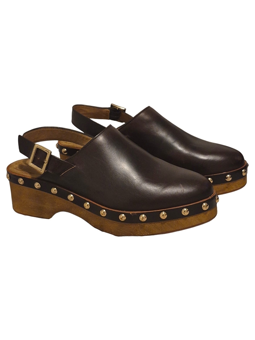 Kelsi Dagger Brooklyn Warehouse Slingback Platform Clog Sz US12 - Picture 2 of 9
